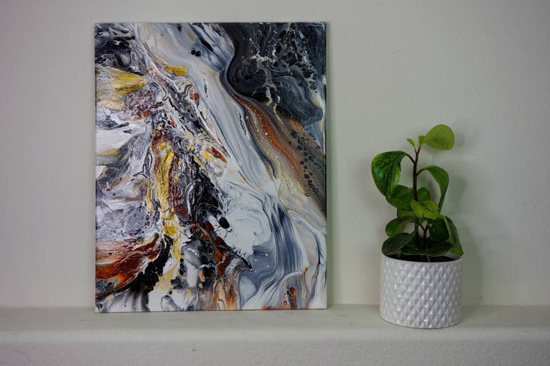 Original Abstract Expressionism Abstract Painting by Nicole Pedra