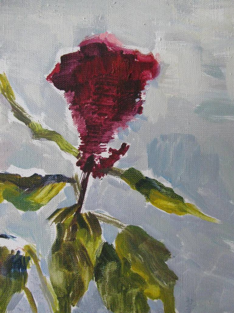 Original Impressionism Floral Painting by Nina Ezerskaya