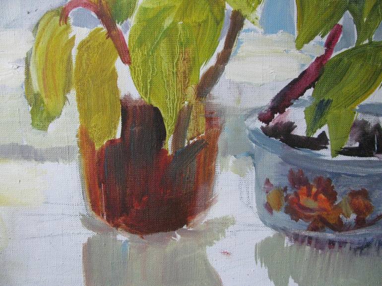 Original Impressionism Floral Painting by Nina Ezerskaya