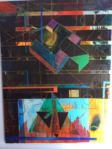 Original Abstract Paintings by Alan Grantham