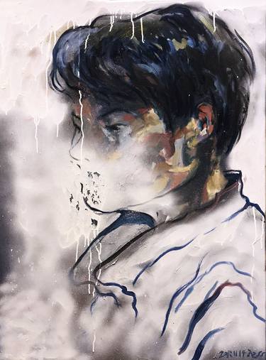 Print of Abstract Expressionism Portrait Paintings by Jess Kim