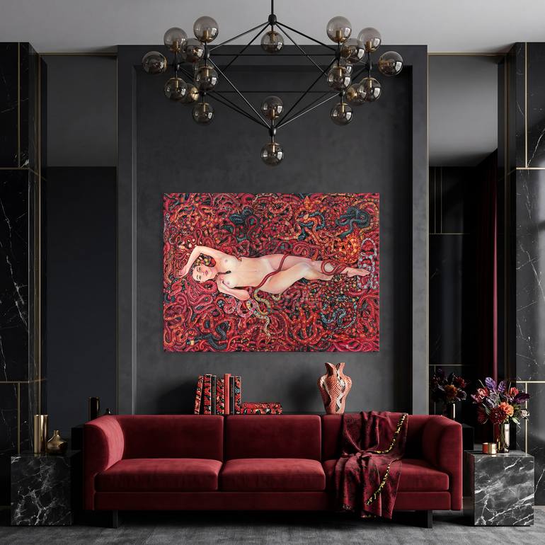 Original Contemporary Nude Painting by Tetiana Bogdanova