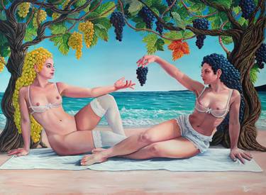 Original Realism Nude Paintings by Tetiana Bogdanova