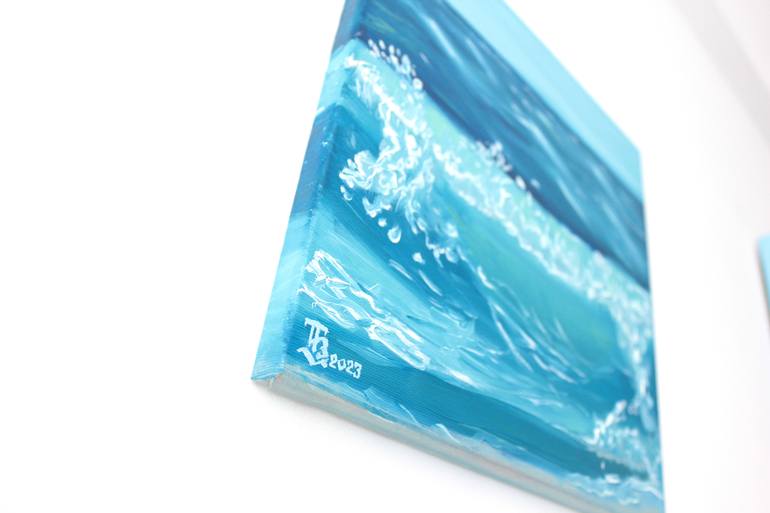 Original Expressionism Beach Painting by Tetiana Bogdanova