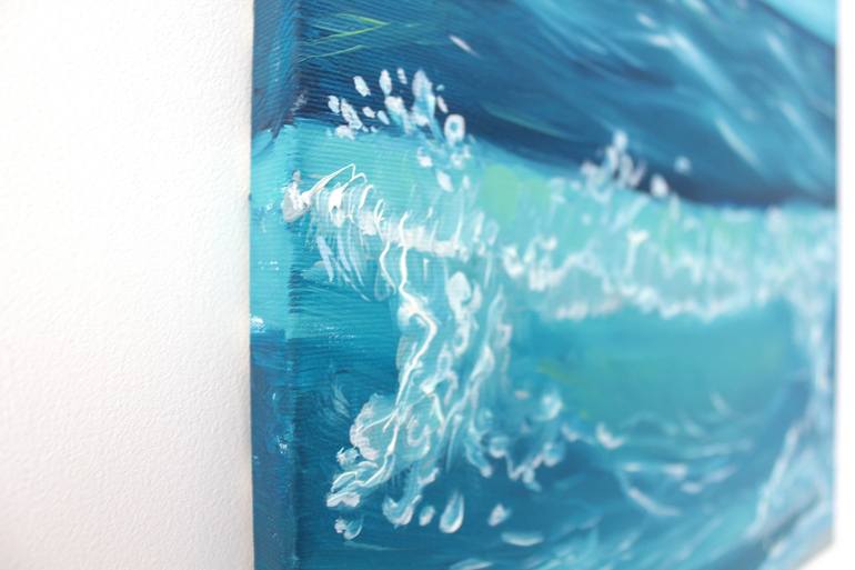 Original Expressionism Beach Painting by Tetiana Bogdanova