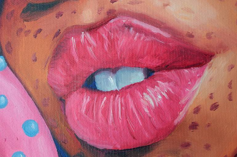 Original Portraiture Fashion Painting by Tetiana Bogdanova