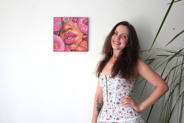 Original Portraiture Fashion Painting by Tetiana Bogdanova