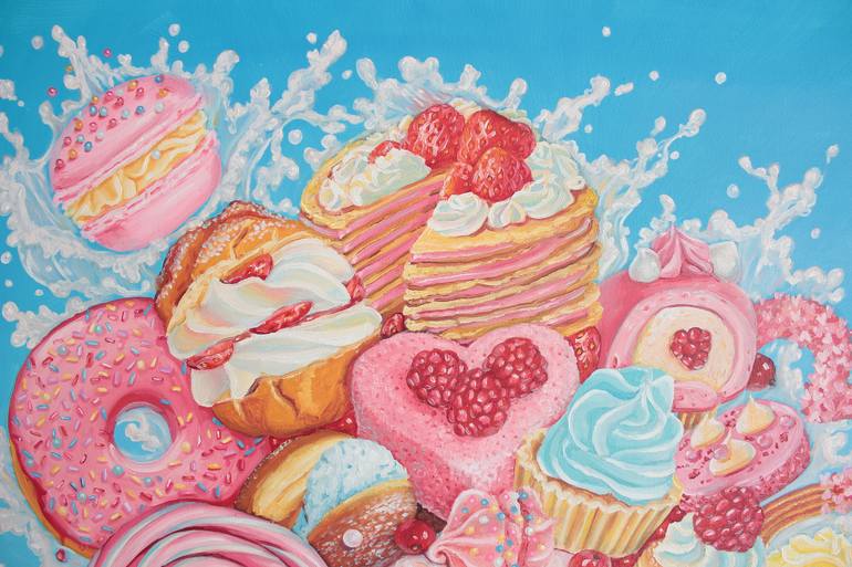 Original Surrealism Women Painting by Tetiana Bogdanova