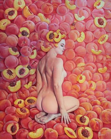 Print of Surrealism Nude Paintings by Tetiana Bogdanova