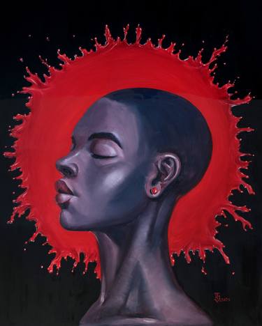 Original Pop Art Women Painting by Tetiana Bogdanova