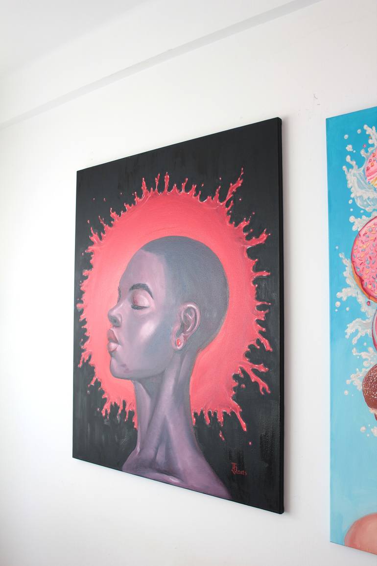 Original Pop Art Women Painting by Tetiana Bogdanova