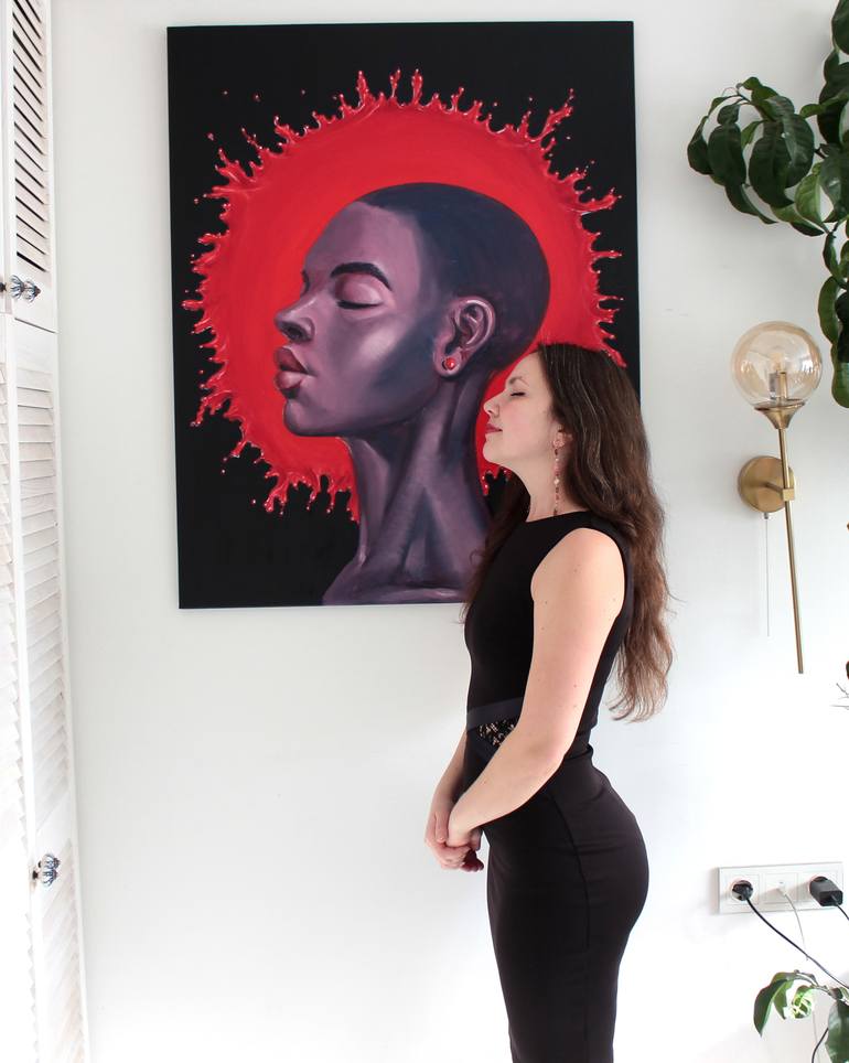 Original Pop Art Women Painting by Tetiana Bogdanova