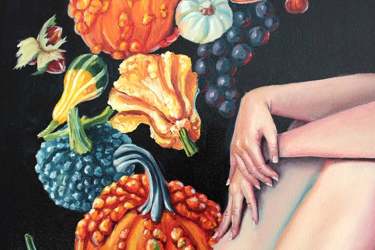 Original Surrealism Body Painting by Tetiana Bogdanova