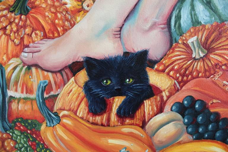 Original Surrealism Body Painting by Tetiana Bogdanova
