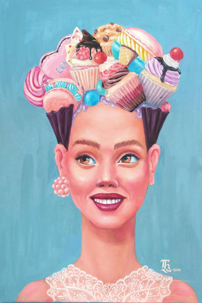 Print of Art Deco Portrait Paintings by Tetiana Bogdanova
