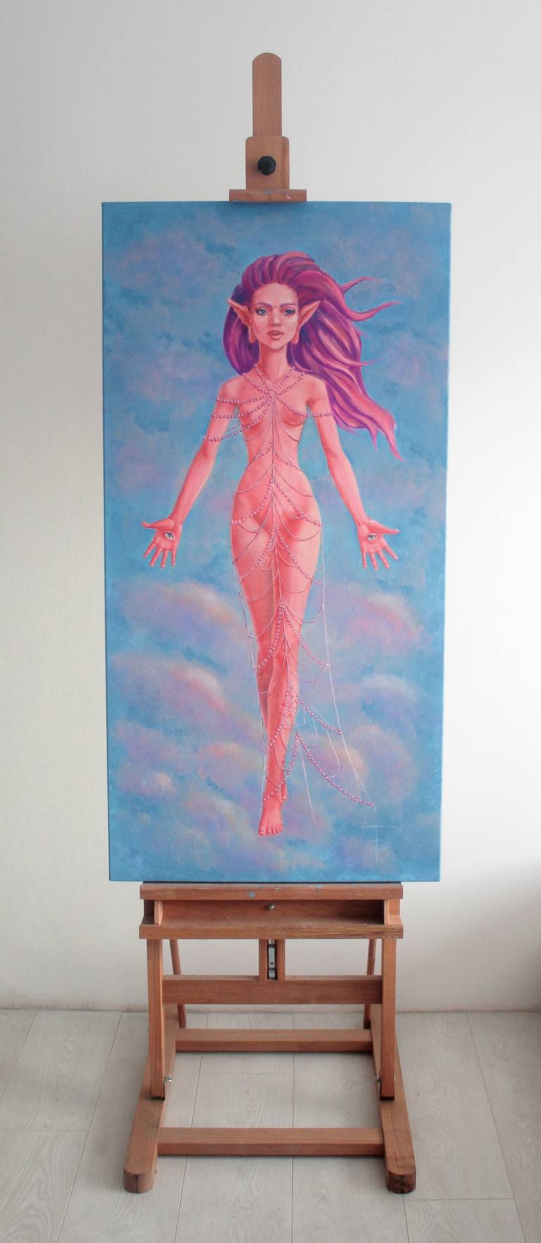 Original Conceptual Nude Painting by Tetiana Bogdanova