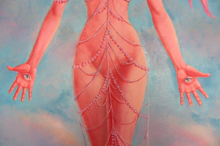 Original Conceptual Nude Painting by Tetiana Bogdanova