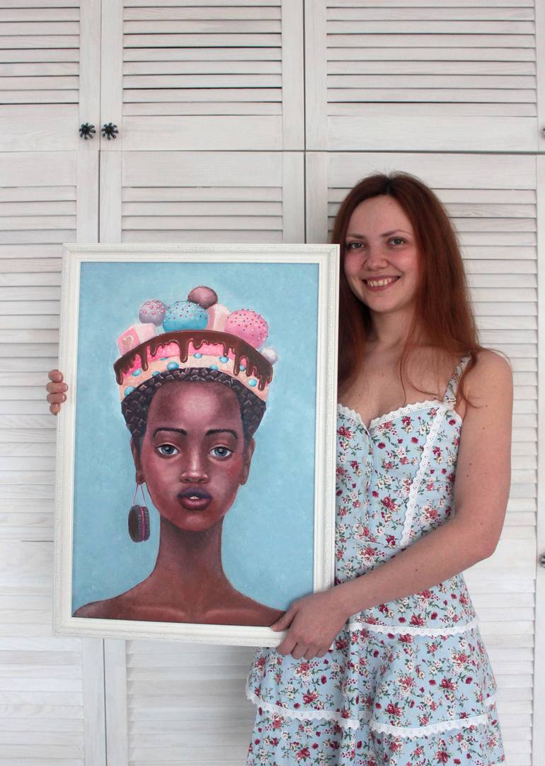 Original Figurative People Painting by Tetiana Bogdanova