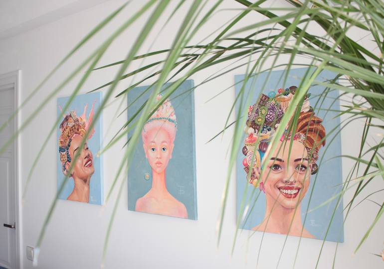 Original Conceptual People Painting by Tetiana Bogdanova