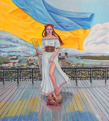 Print of Political Paintings by Tetiana Bogdanova