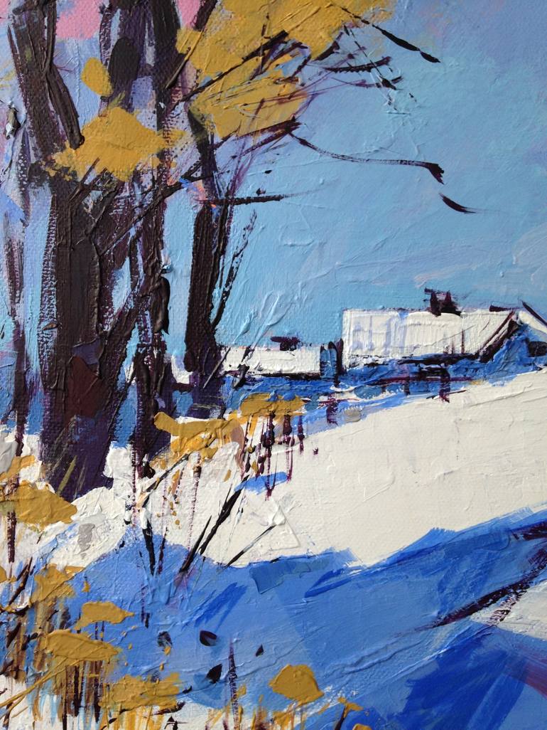 Original Impressionism Landscape Painting by ALEXEI IVANETS