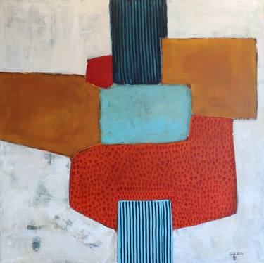 Original Minimalism Abstract Paintings by Cecile Valle