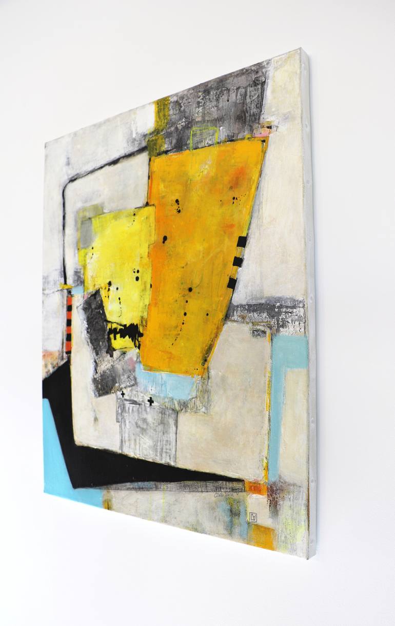 Original Abstract Expressionism Abstract Painting by Cecile Valle