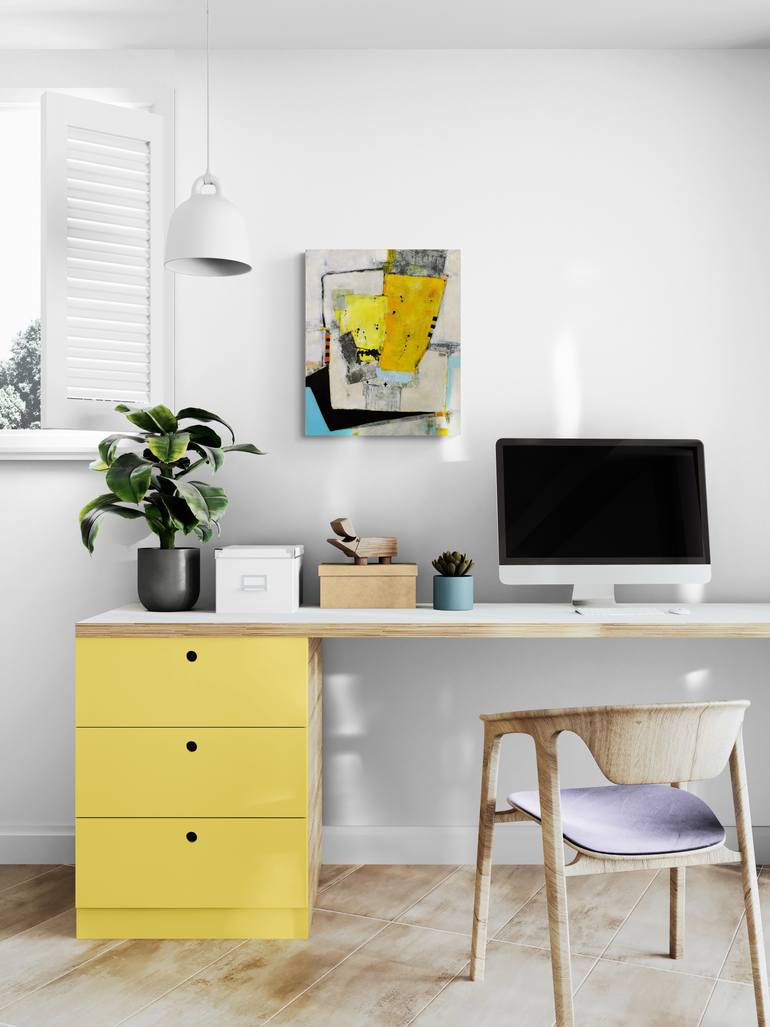 Original Abstract Expressionism Abstract Painting by Cecile Valle