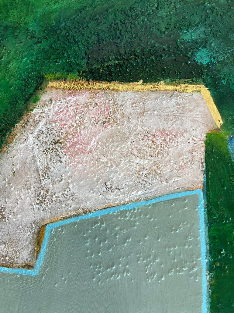 Original Abstract Expressionism Abstract Painting by Cecile Valle