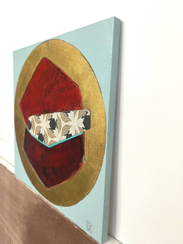 Original Abstract Expressionism Abstract Painting by Cecile Valle