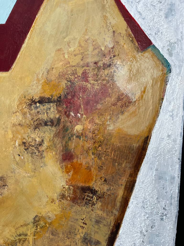 Original Geometric Abstract Painting by Cecile Valle