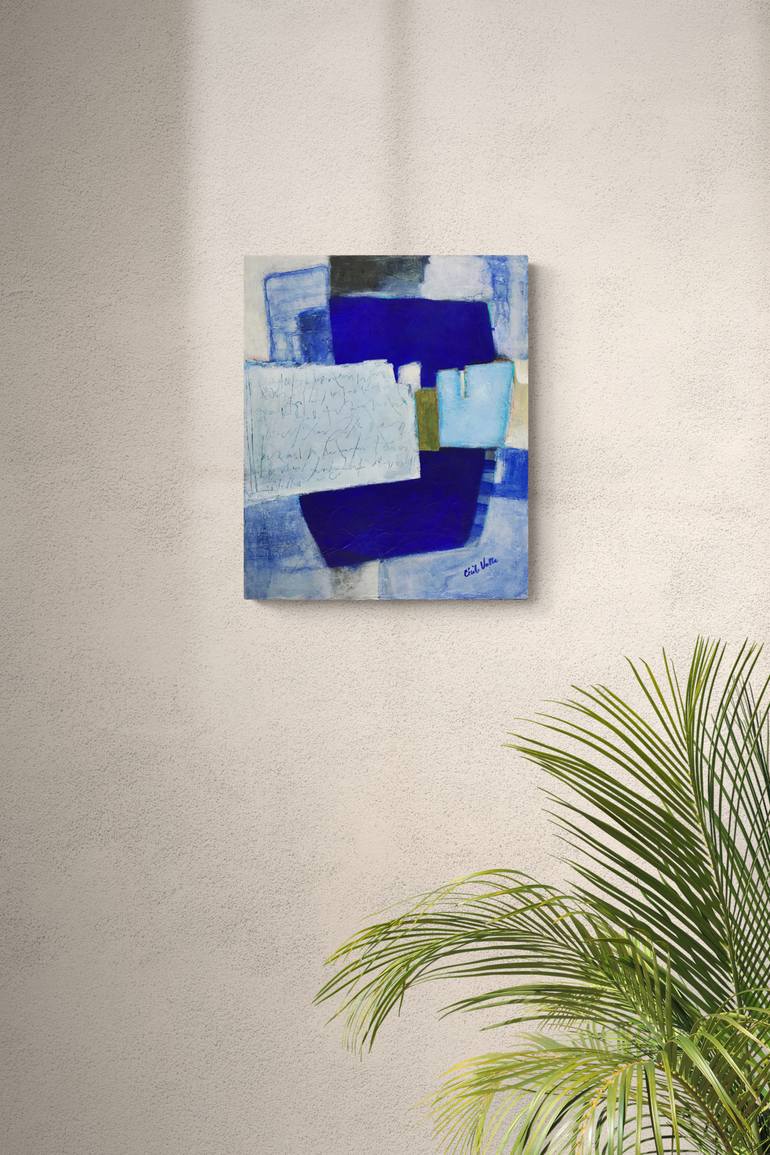 Original Minimalism Abstract Painting by Cecile Valle