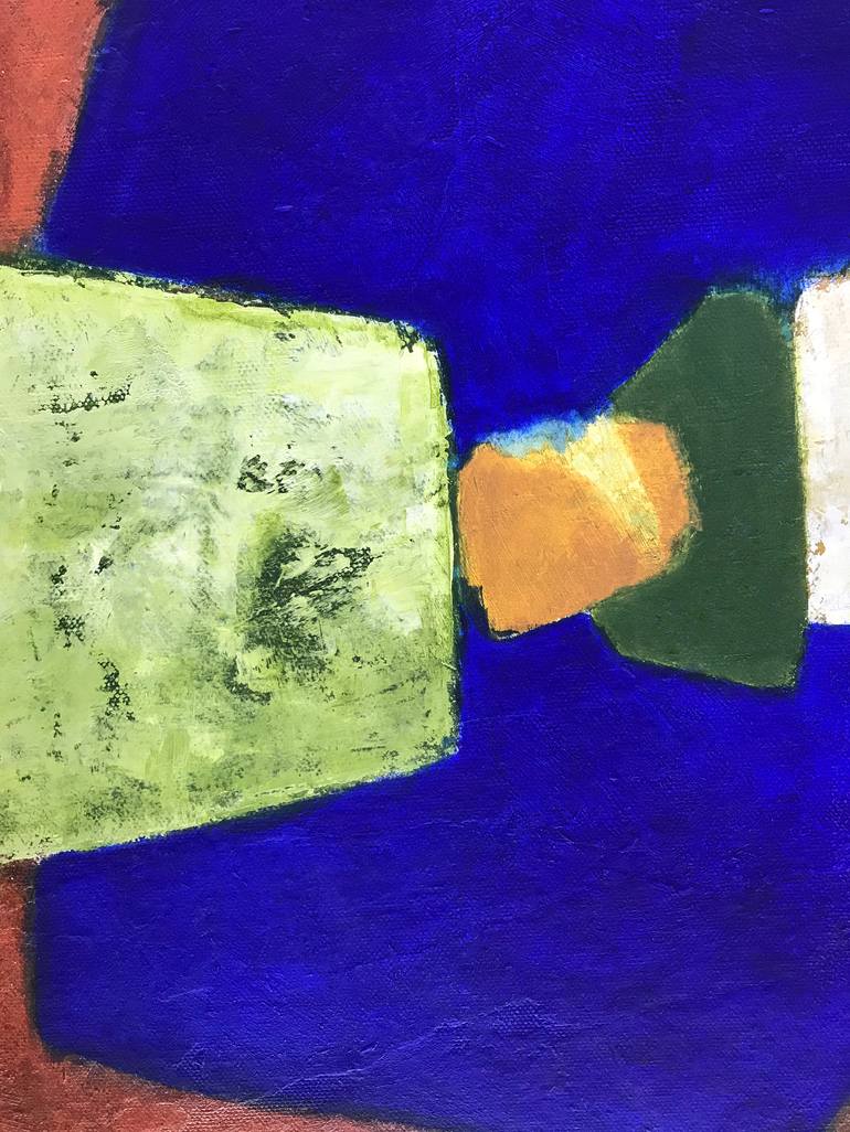 Original Cubism Abstract Painting by Cecile Valle
