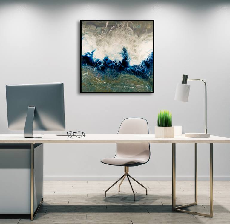 Original Abstract Expressionism Abstract Painting by Joseph Christiana