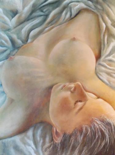 Print of Figurative Erotic Paintings by Zoltan Szabo