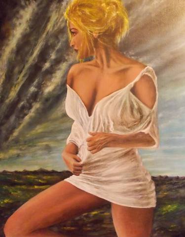 Original Realism Erotic Paintings by Zoltan Szabo