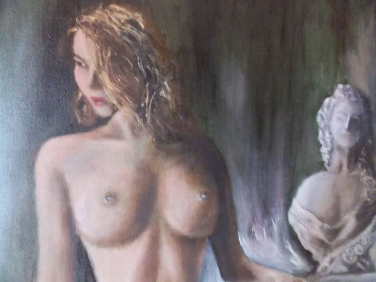 Original Nude Painting by Zoltan Szabo