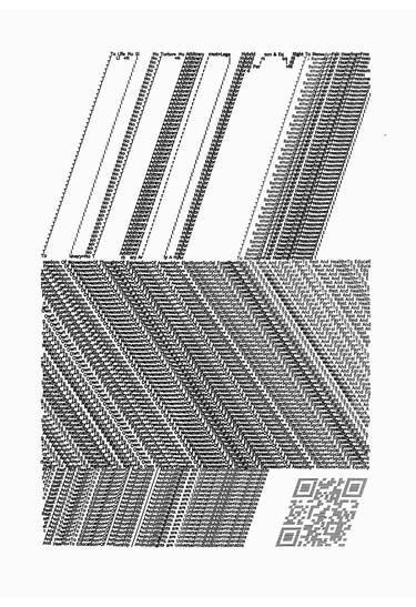 Saatchi Art Artist Walter van Rijn; Drawings, “Being Android text 111” #art