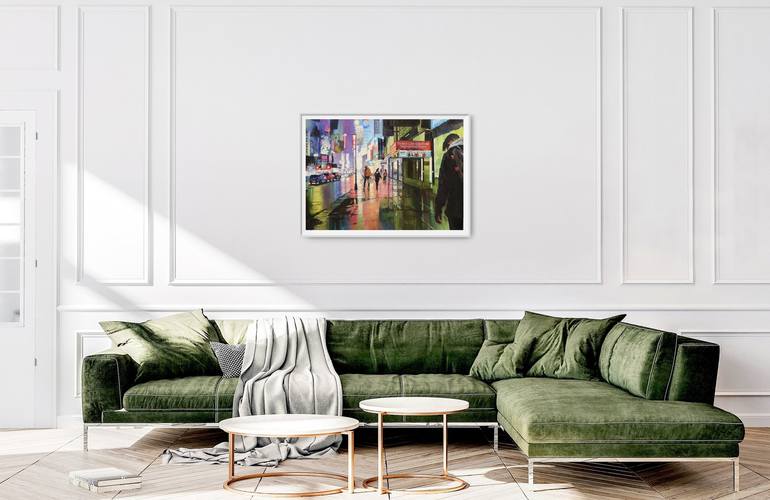 Original Realism Cities Painting by Baiba Limane