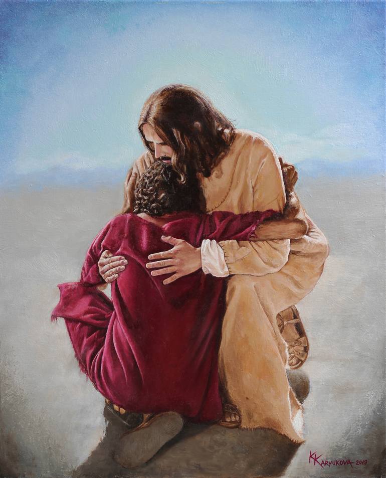 Christ the Consoler. Jesus the Comforter... Embrace. “Come to Me, all ...