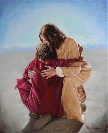 Christ the Consoler. Jesus the Comforter... Embrace. “Come to Me, all you who labor and are heavy laden, and I will give you rest." Matthew 11:28 thumb