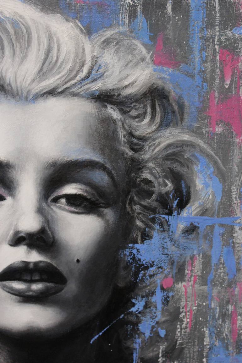 Original Expressionism Pop Culture/Celebrity Painting by Kateryna Kariukova