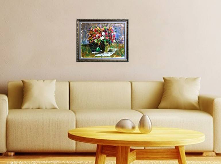 Original Impressionism Still Life Painting by Nina Polunina