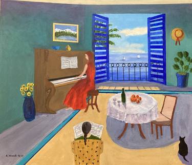 Original Home Paintings by Berit Wanvik