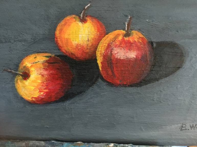 Original Figurative Food Painting by Berit Wanvik