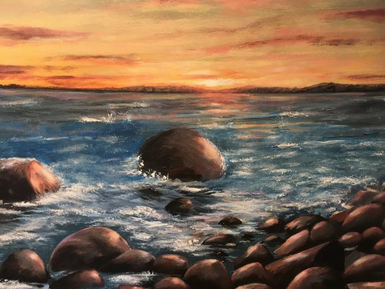 Original Figurative Nature Painting by Berit Wanvik