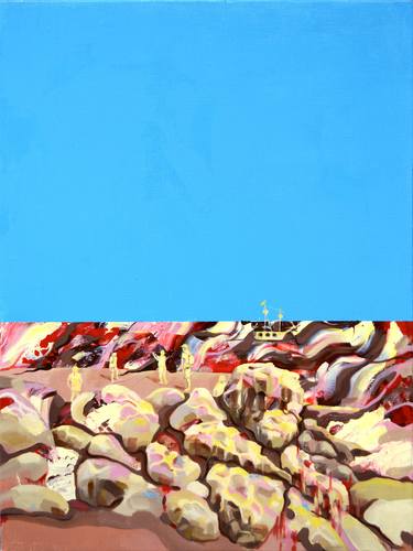 Series "Memory of Turkish sea" Painting 2 thumb