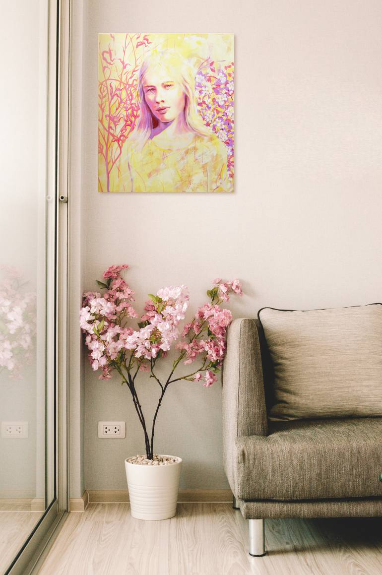 Original Conceptual People Painting by Vassa Ponomarjova