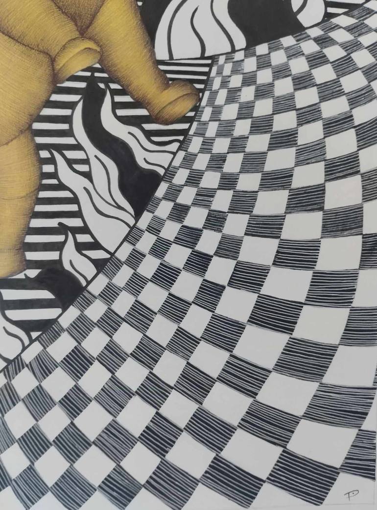 Original Contemporary Animal Painting by Piyawat Saengkaeo