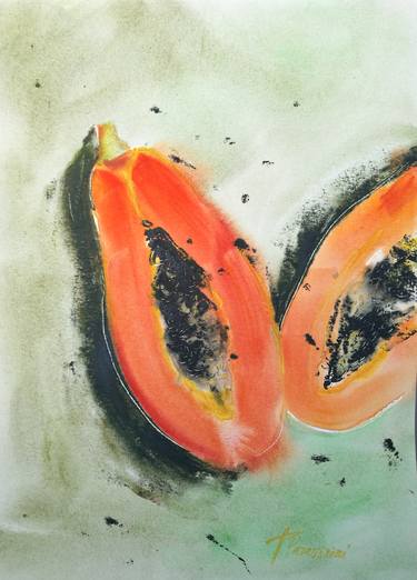 Print of Abstract Food Paintings by Tatiana Paravisini
